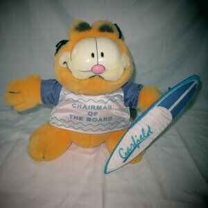 Rare Garfield " Chairman of the Board" Plush